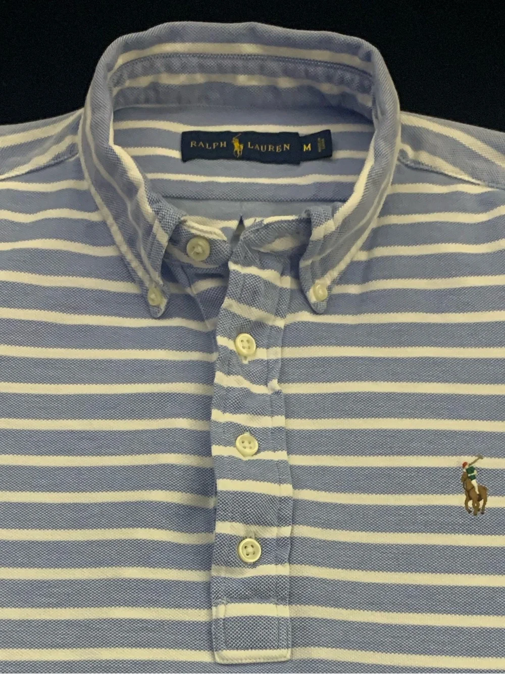RALPH LAUREN SS 4 Button All Cotton BD Polo